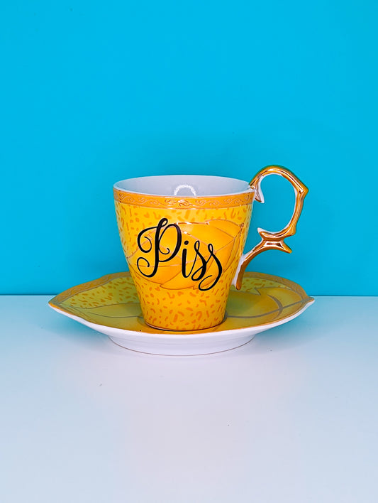 Piss teacup set